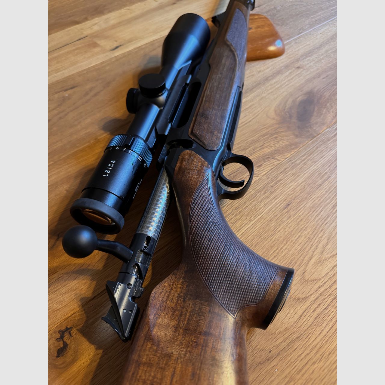 Sauer 404 .308 Win, steel system, with Leica Fortis 6, 2nd stock pair and extensive accessories - as good as new