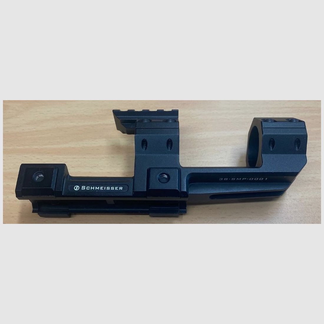 Schmeisser SMP Blockmontage, diametro dell'anello 30mm, inclusa piastra superiore Picatinny per Red Dot, ecc.