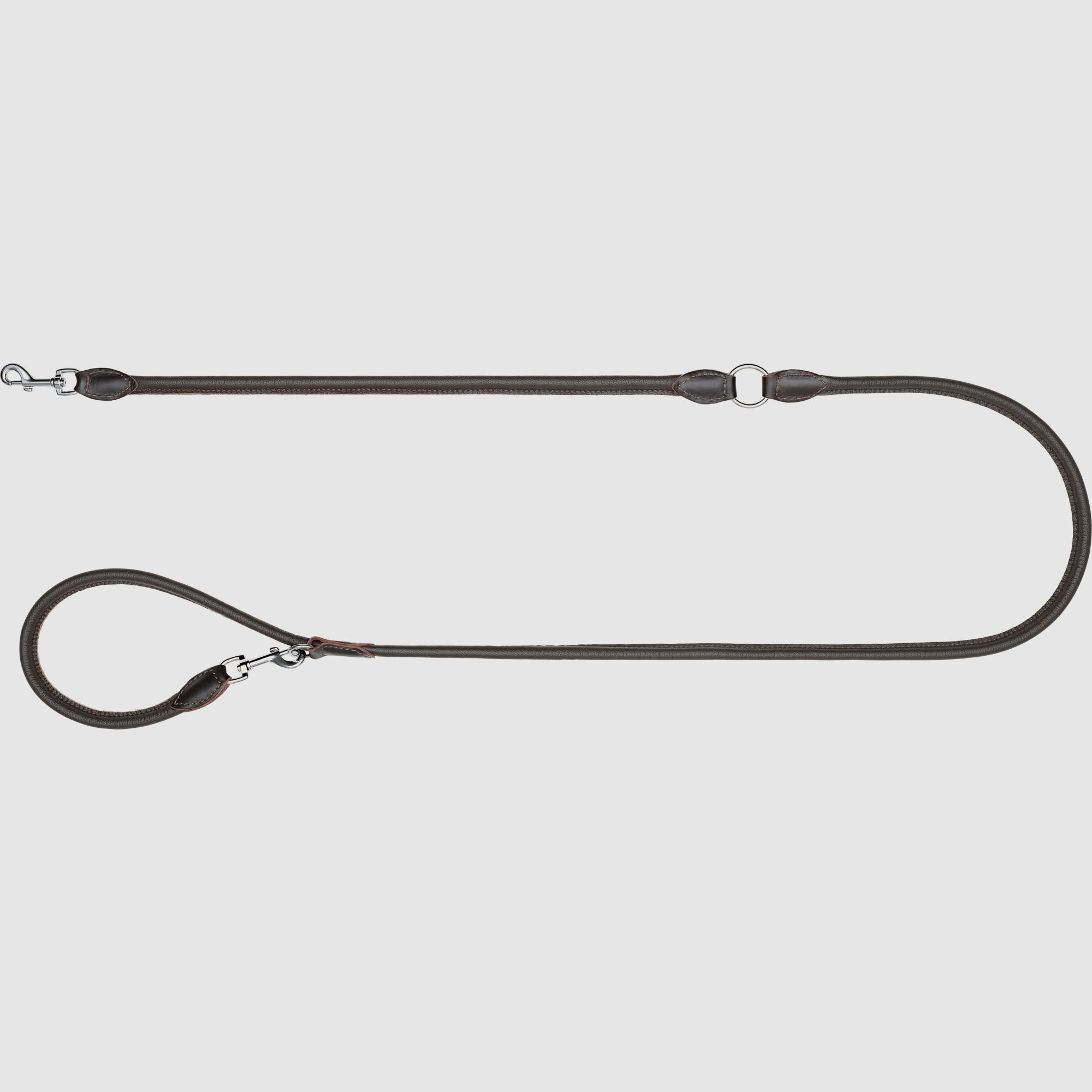 Hundeleine Leder Braun Braun ONE_SIZE