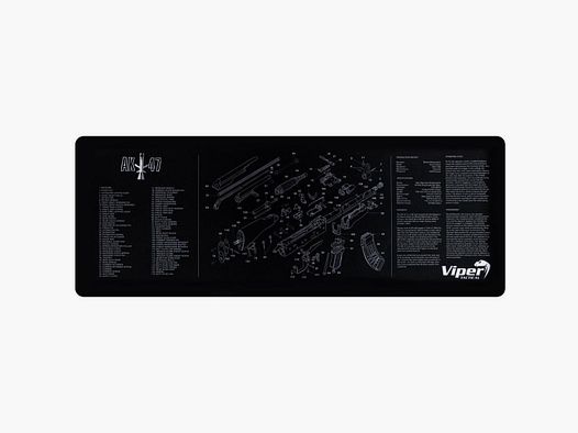 Alfombrilla de Reparación de Armas Viper Tactical - Antideslizante - Resistente a Solventes - Protección y Comodidad para el Mantenimiento