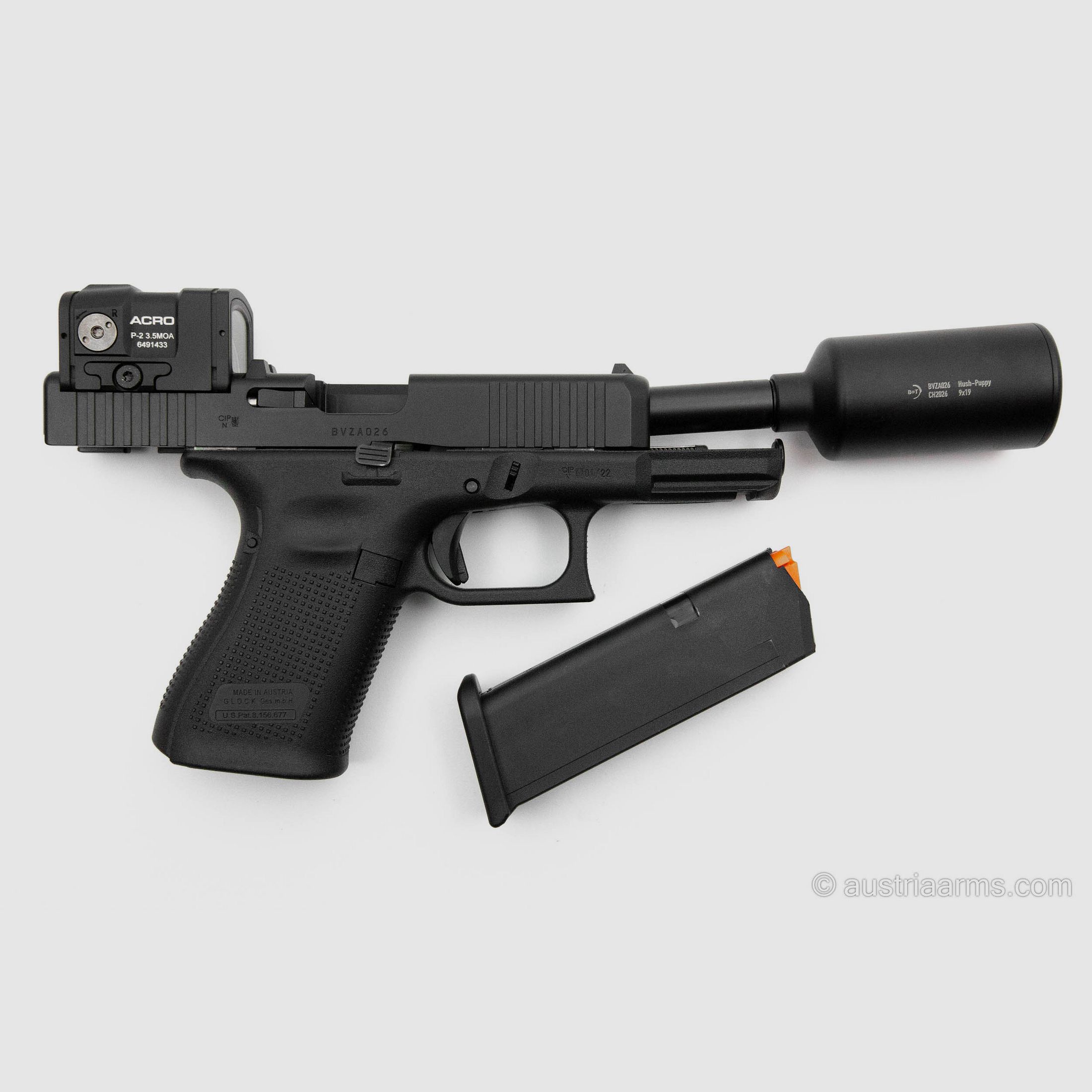 Glock 19 Gen5 „Hush Puppy“ Set, 9x19mm BLK, Bild 2 von 6