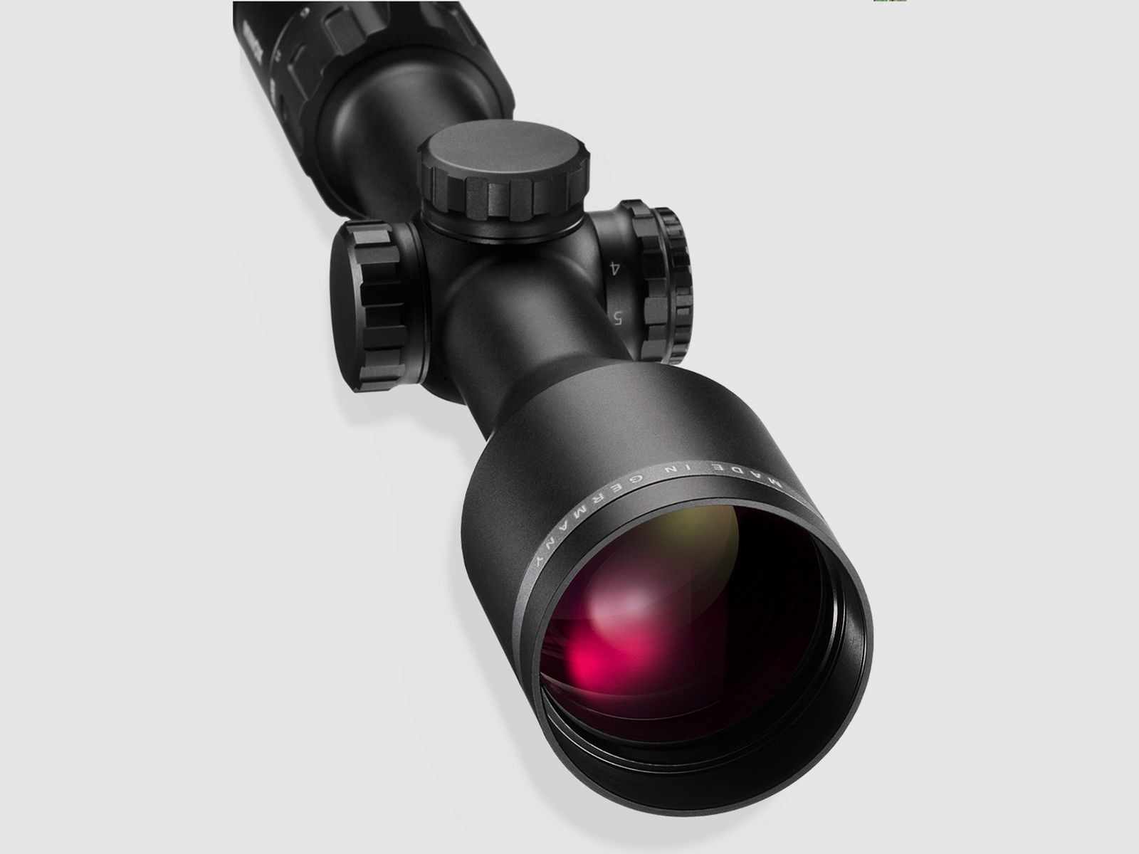 Minox 80107666 Allrounder riflescope 1-5x24 illuminated reticle 4 in 2 image plane with rail