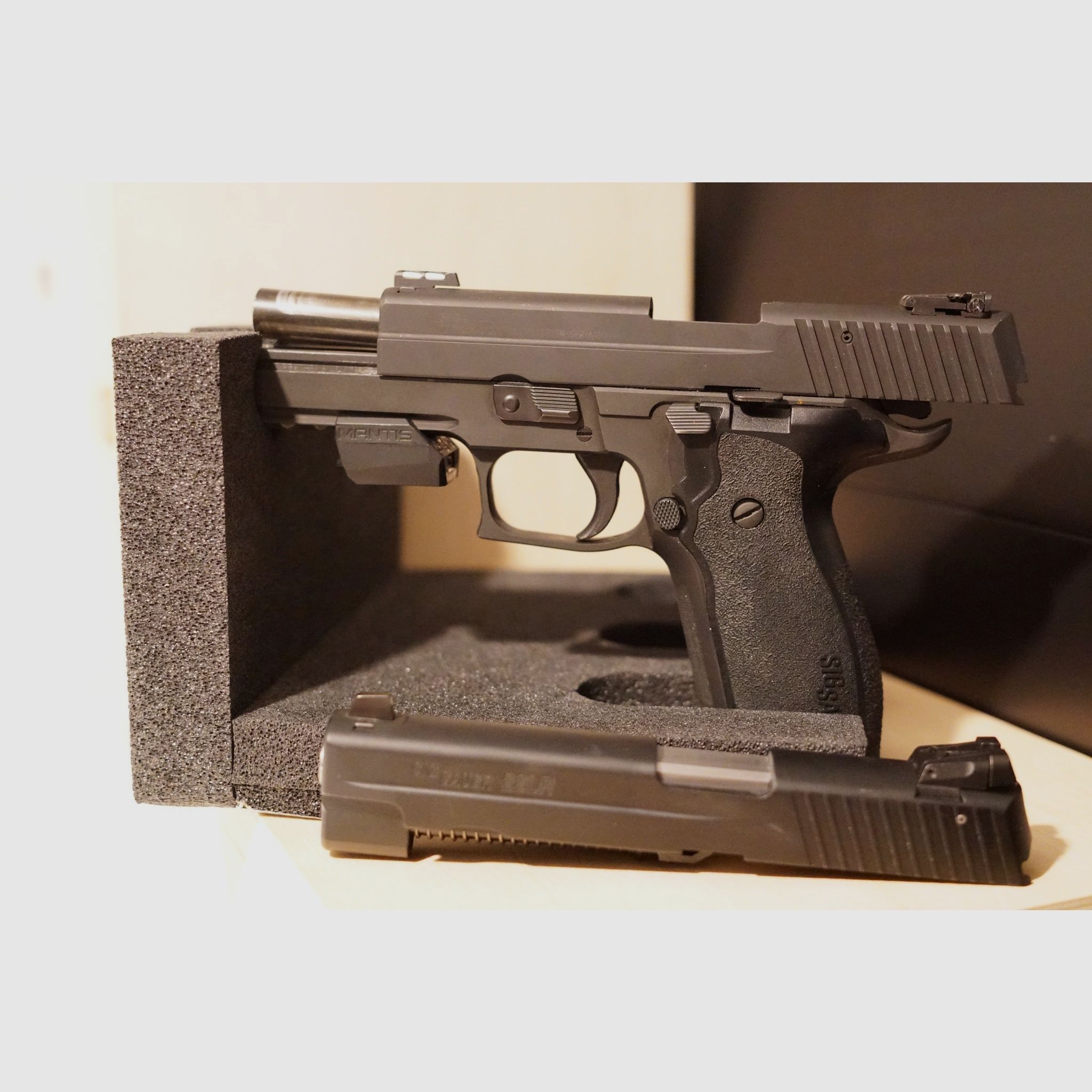 Inizio perfetto nella disciplina 9mm — Sig Sauer P226 LDC II + .22 + Mantis | 1.499 €