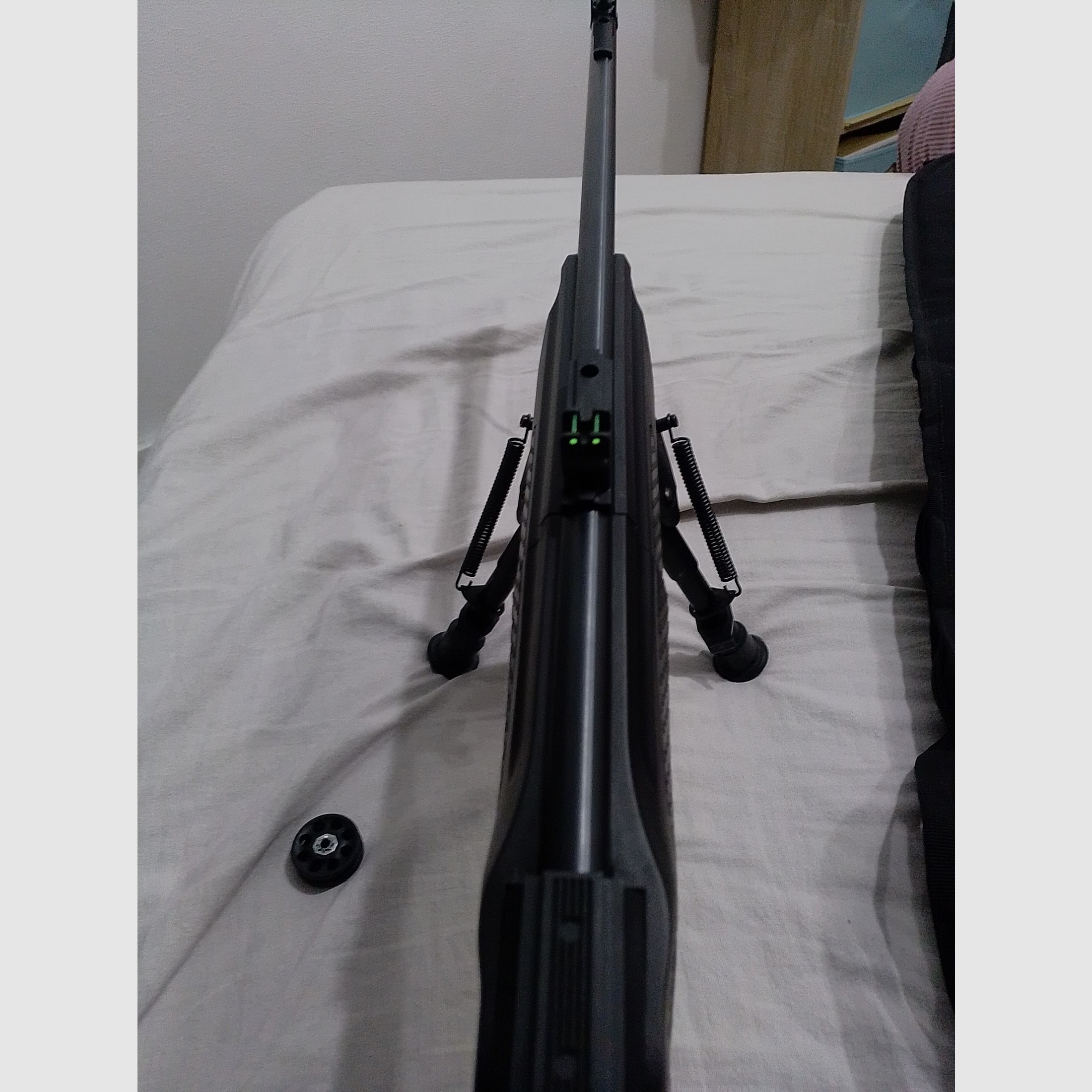 1 x Airmagnum Hämmerli 4,5mm CO2 Gewehr Tasche 2 Magazine Nördlingen Neuwertig