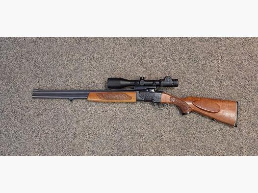 Over and under combination gun Brünner ZM 304 cal. 12/70 7x57R