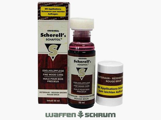 Scherell SCHAFTOL 50ml Rötlichbraun