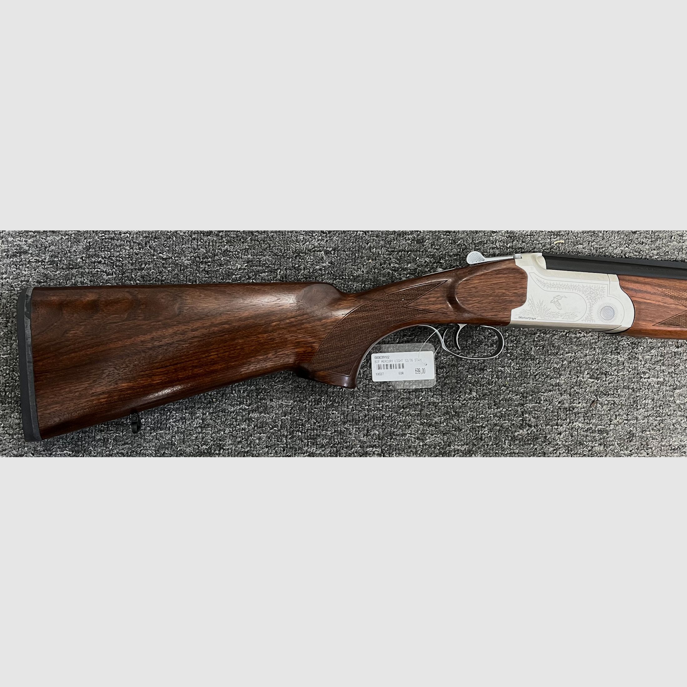 Mercury double-barreled shotgun Light silver steel shot proof