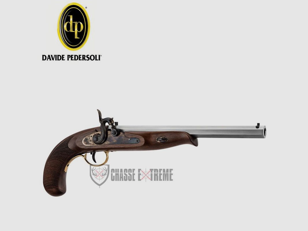 Pistole PEDERSOLI Continental Target mit Perkussion Kal. 45