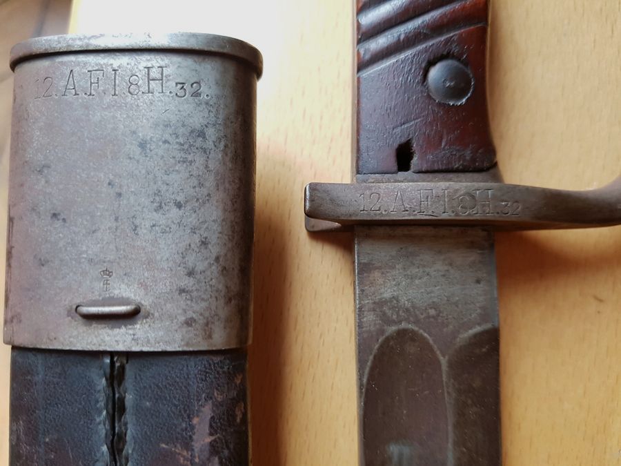 Zeldzaam 98/05 – 1e type SAXON – SAXON kwast en schede – BIJ NUMMER – Zware mortieren – TBE+, afbeelding 16 van 16