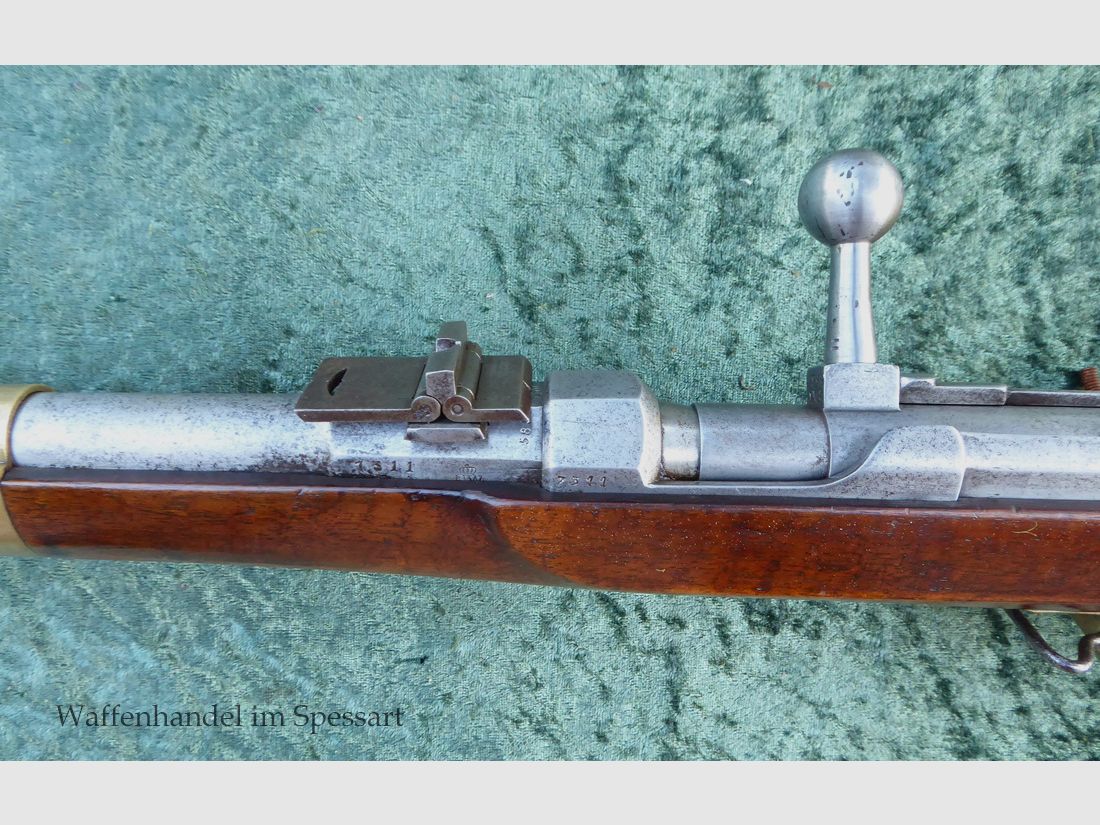 aguja de encendido fusil de infantería Mod.1862, Spandau de 1867.