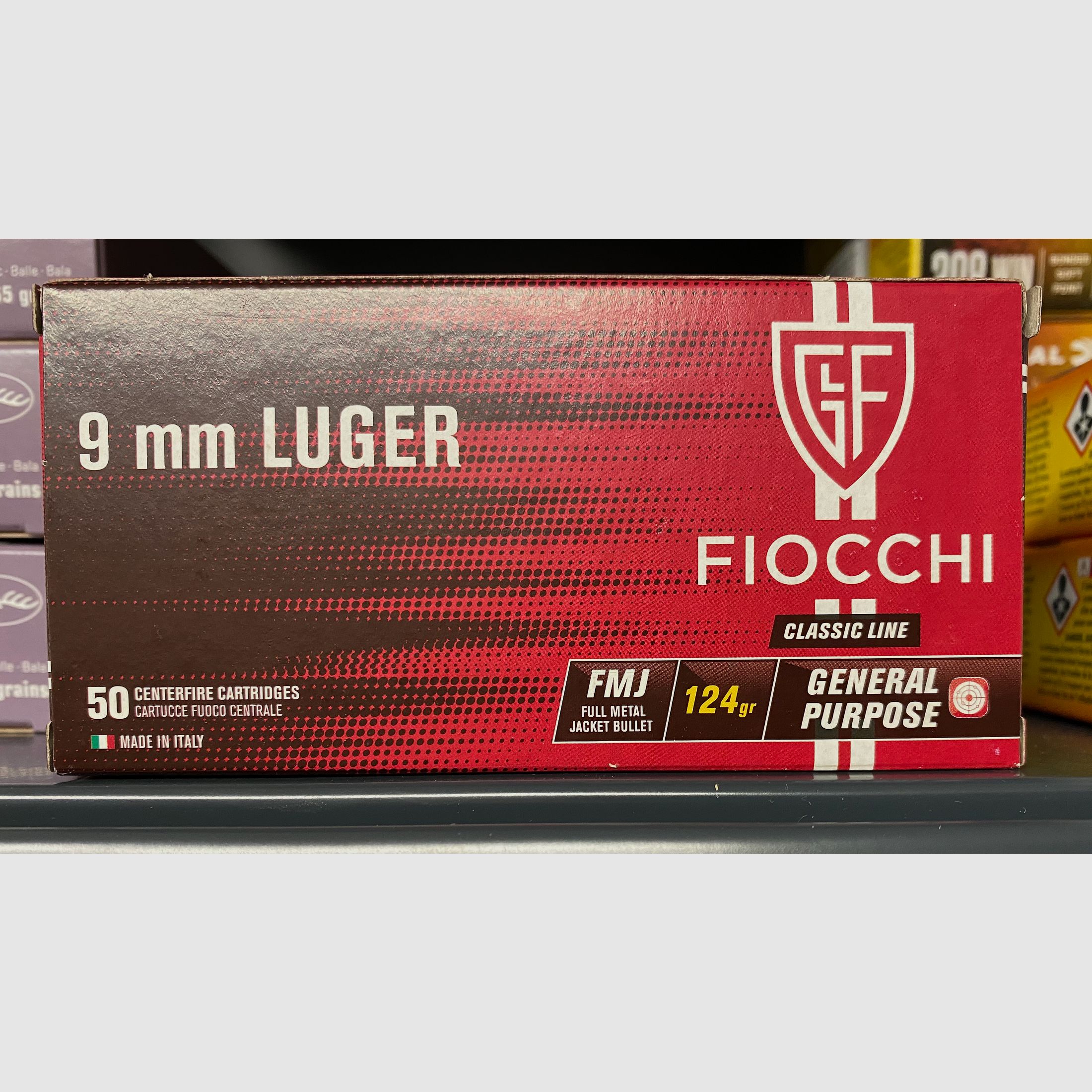 1000 Schuss Fiocchi 9mm Luger 9x19 124gr. FMJ     www.waffenhandel-kraus.de in Lauf bei Nürnberg 