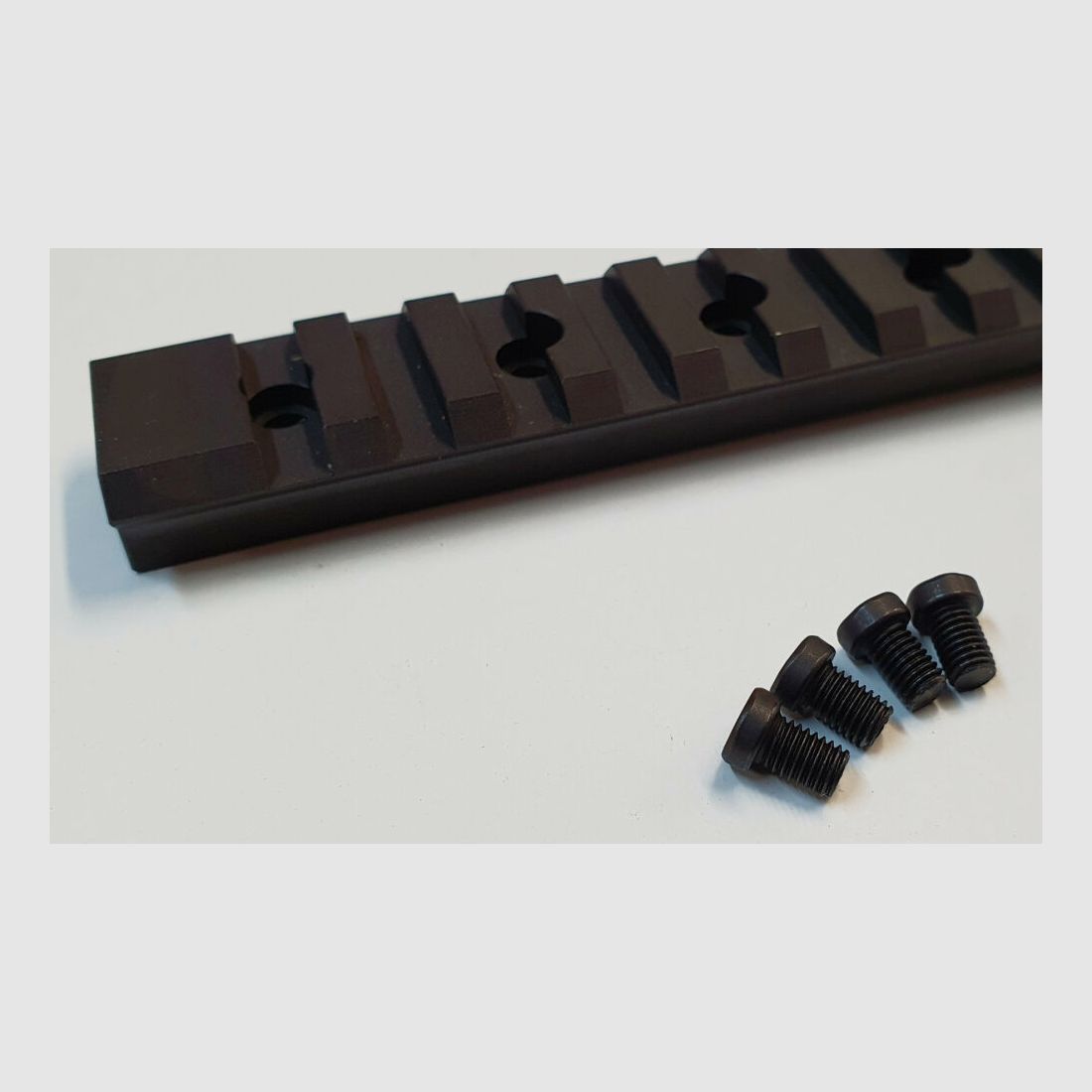 MHS Picatinny rail pour BERGARA BA 13, acier, noir mat bronzé, 260mm, extra long, Allemagne