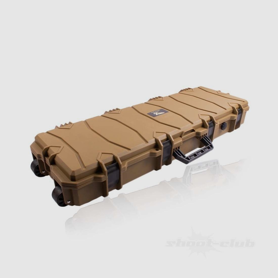 Phylax Waffenkoffer 100 cm Wave Foam / RAL8000