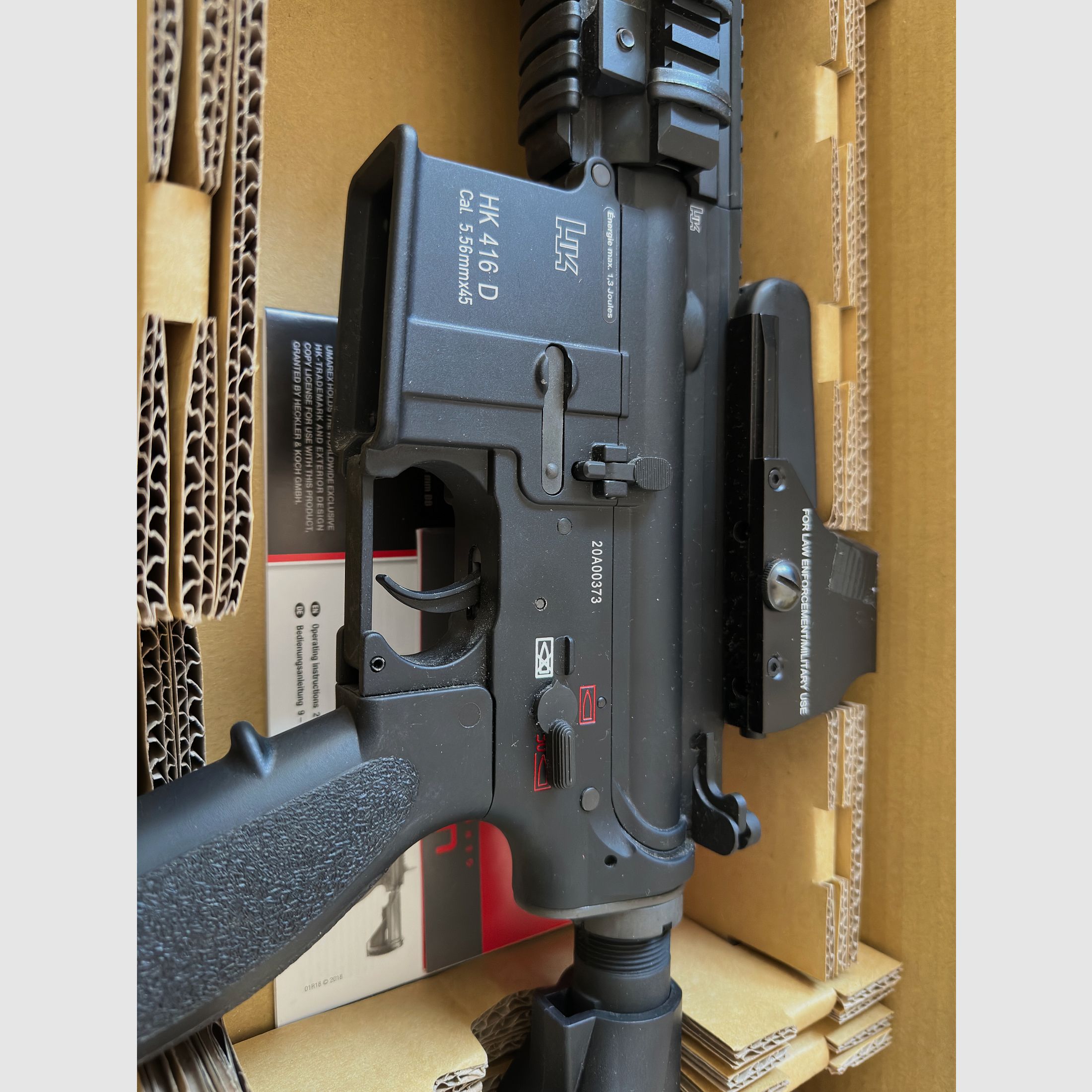 VFC HK416 CQB V2 S-AEG electric Airsoft 6 mm BB + accessories + original packaging