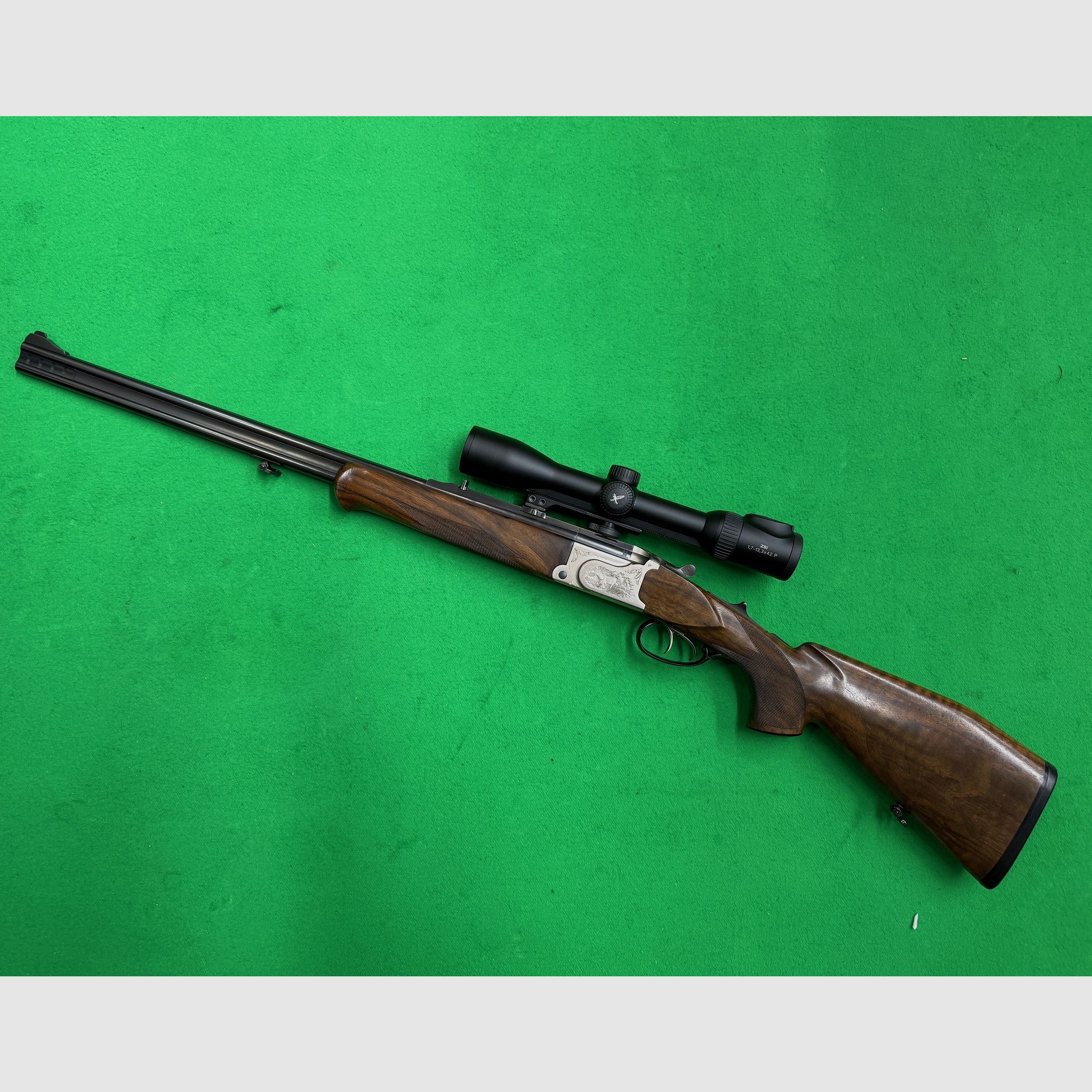 Krieghoff Ultra Bockdoppelbüchse 9,3x74R Linksausführung inkl. Swarovski Z8i 1,7-13,3x42 P SR