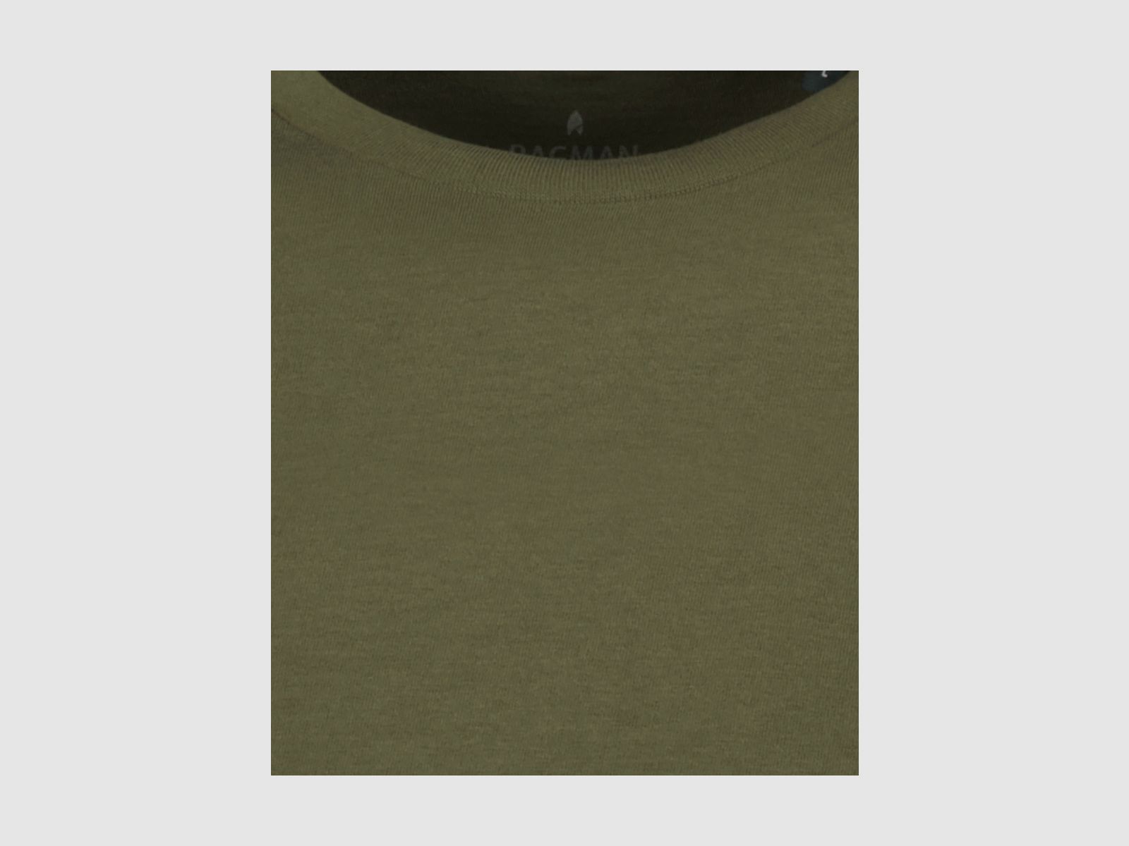 RAGMAN Langarm-Shirt Rundhals Dunkelgrün