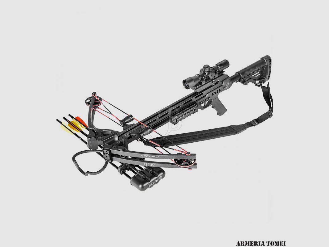 SKORPION – CROSSBOW XBC350 BK 185# + ACCESSORIES