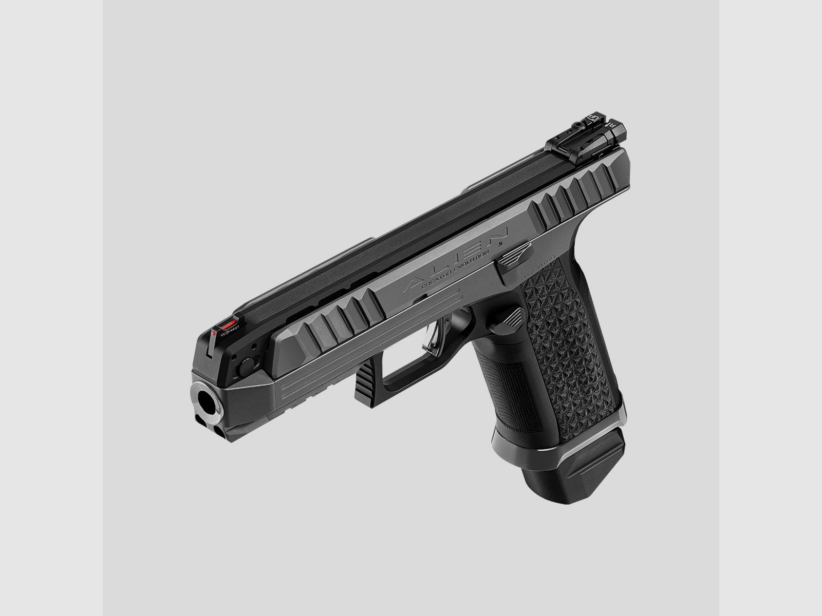 Laugo Arms – Alien Creator Standard kit threaded barrel (Grey/Black) [9mm Para], Bild 3 von 7