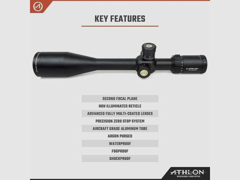 ARGOS BTR GEN2 10-40x56 Athlon lunette de tir MEILLEUR PRIX / NEUF