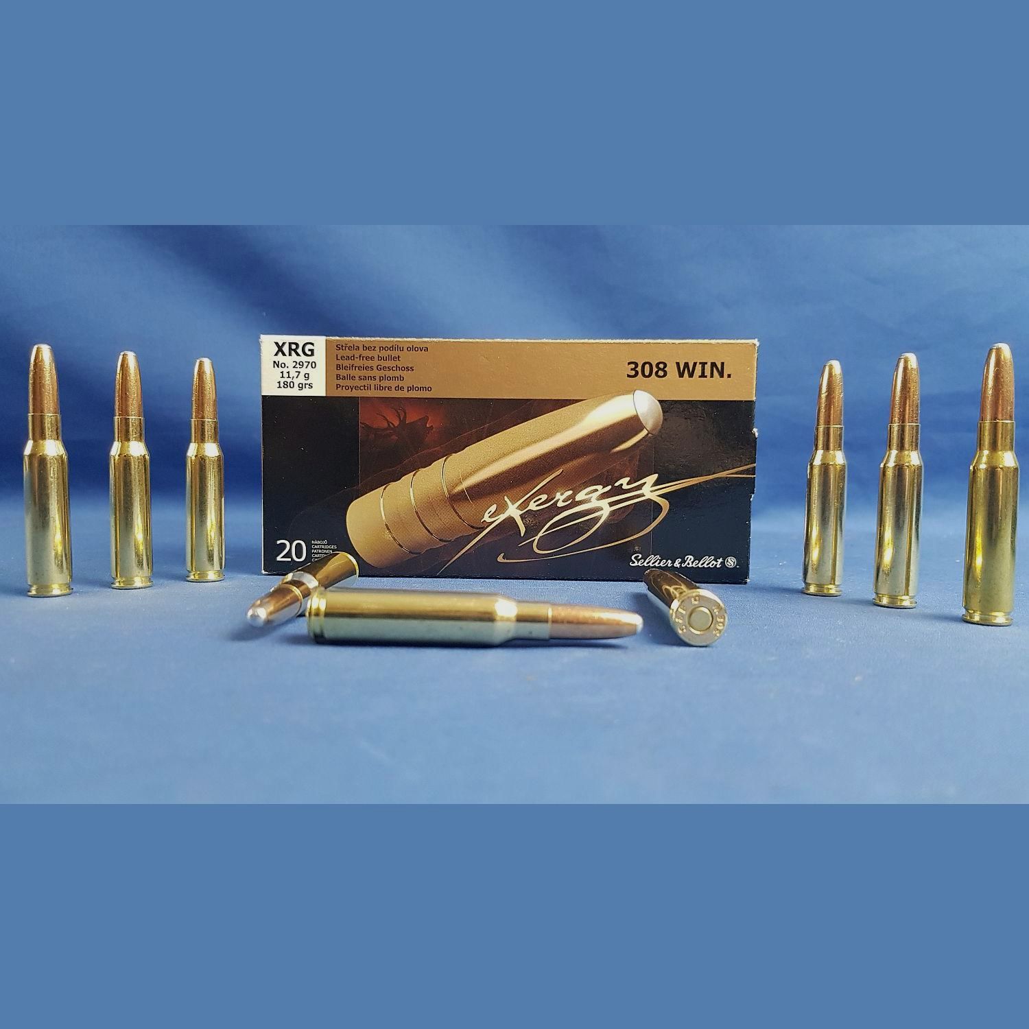 Sellier&Bellot .308 Win. eXergy XRG bleifrei 180grs 11,7g