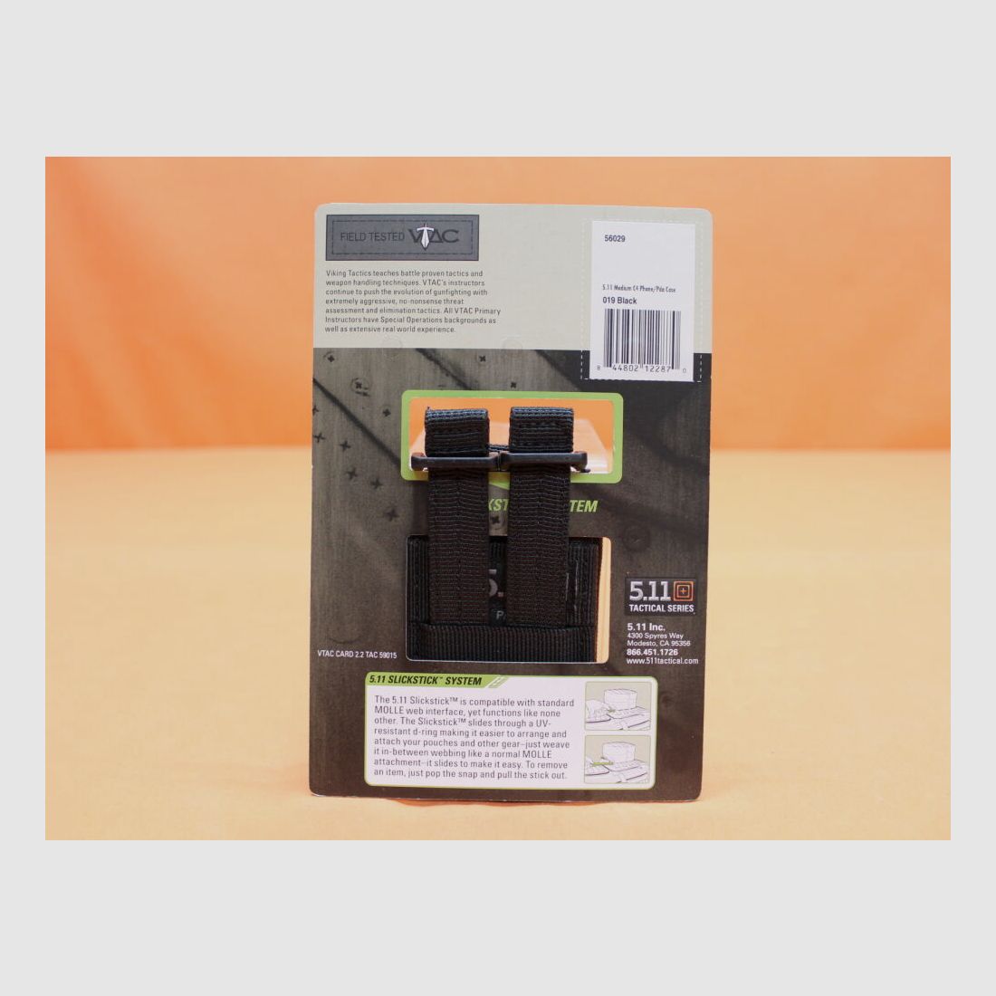 5.11 5.11 C4 Case (56029) 019 Bolsa negra mediana para teléfono/PDA, o por ejemplo también para paquetes de cigarrillos?