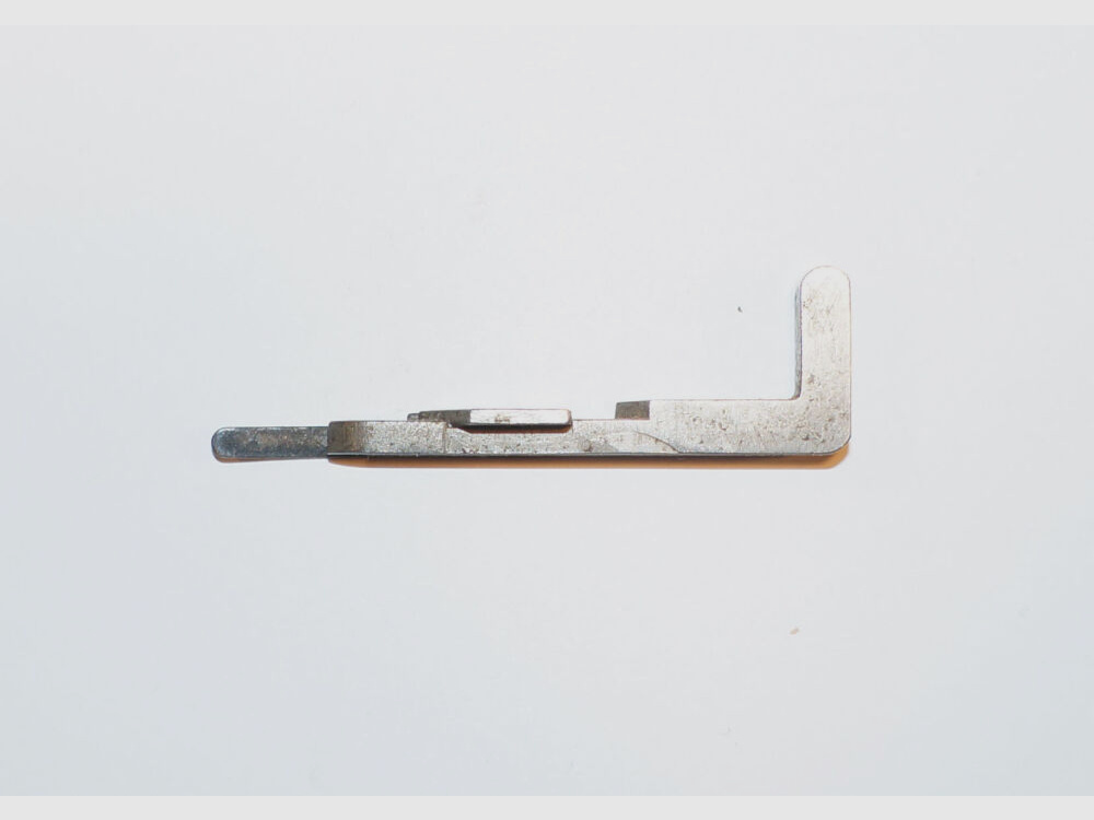 Waffenfabrik Bern Gebr. Verschlußfanggelenk mit Feder f. Schweizer Ordonnanzpistole Parabellum 1906 Kal.7,65mmPara P08