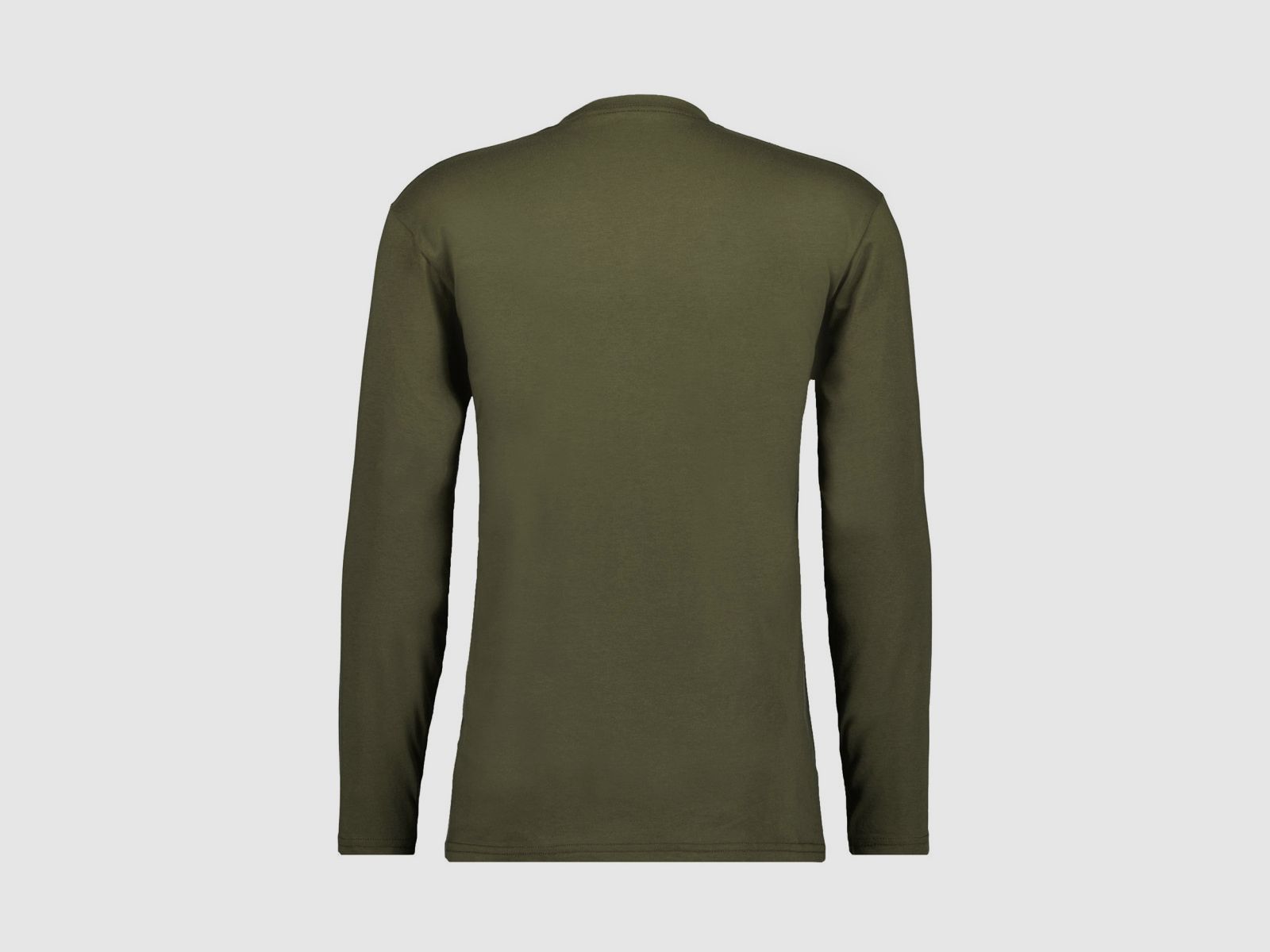 RAGMAN Langarm-Shirt Rundhals Dunkelgrün