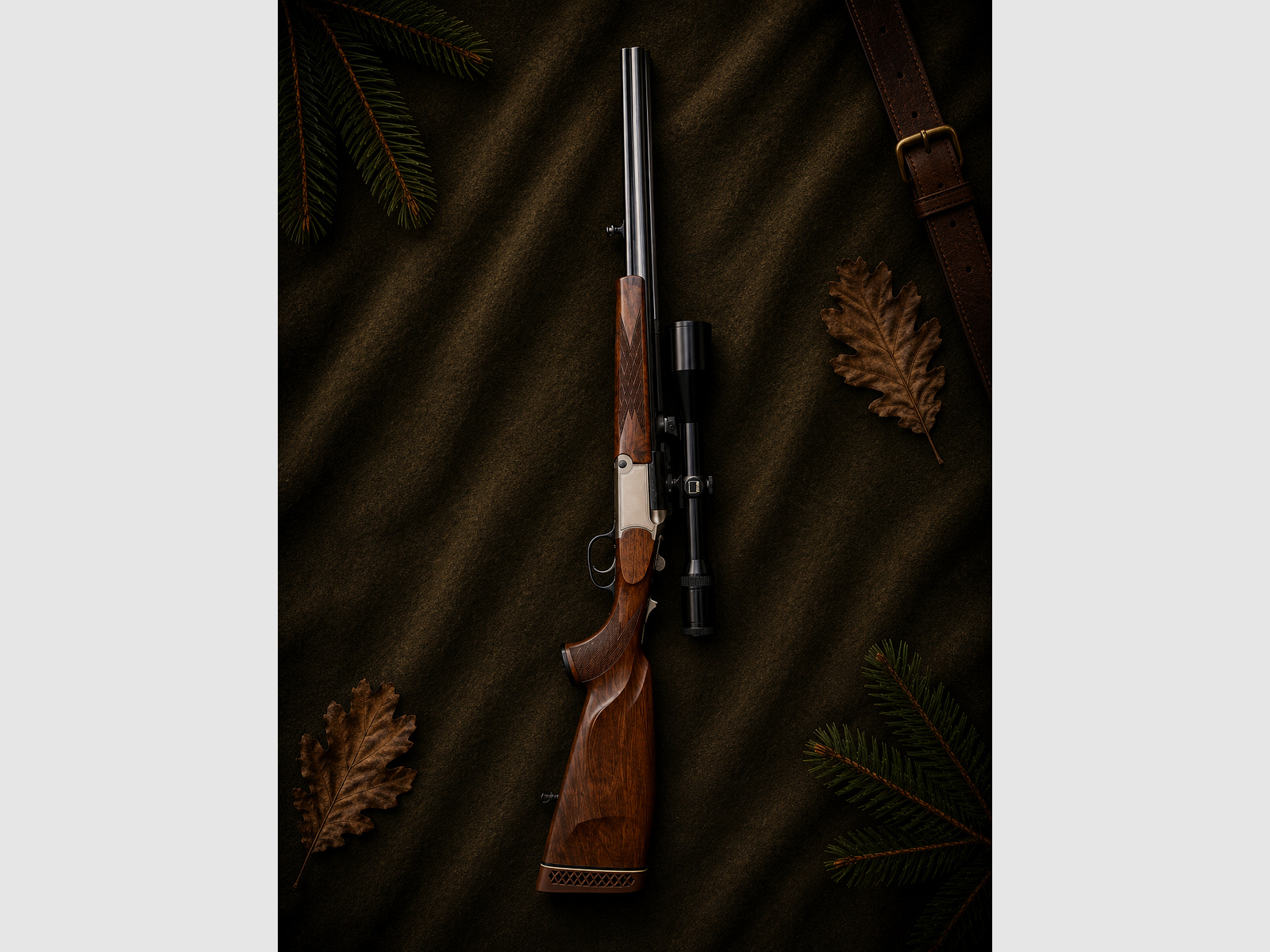 Bockbüchsflinte Blaser +Zeiss+Munition+Kickstop