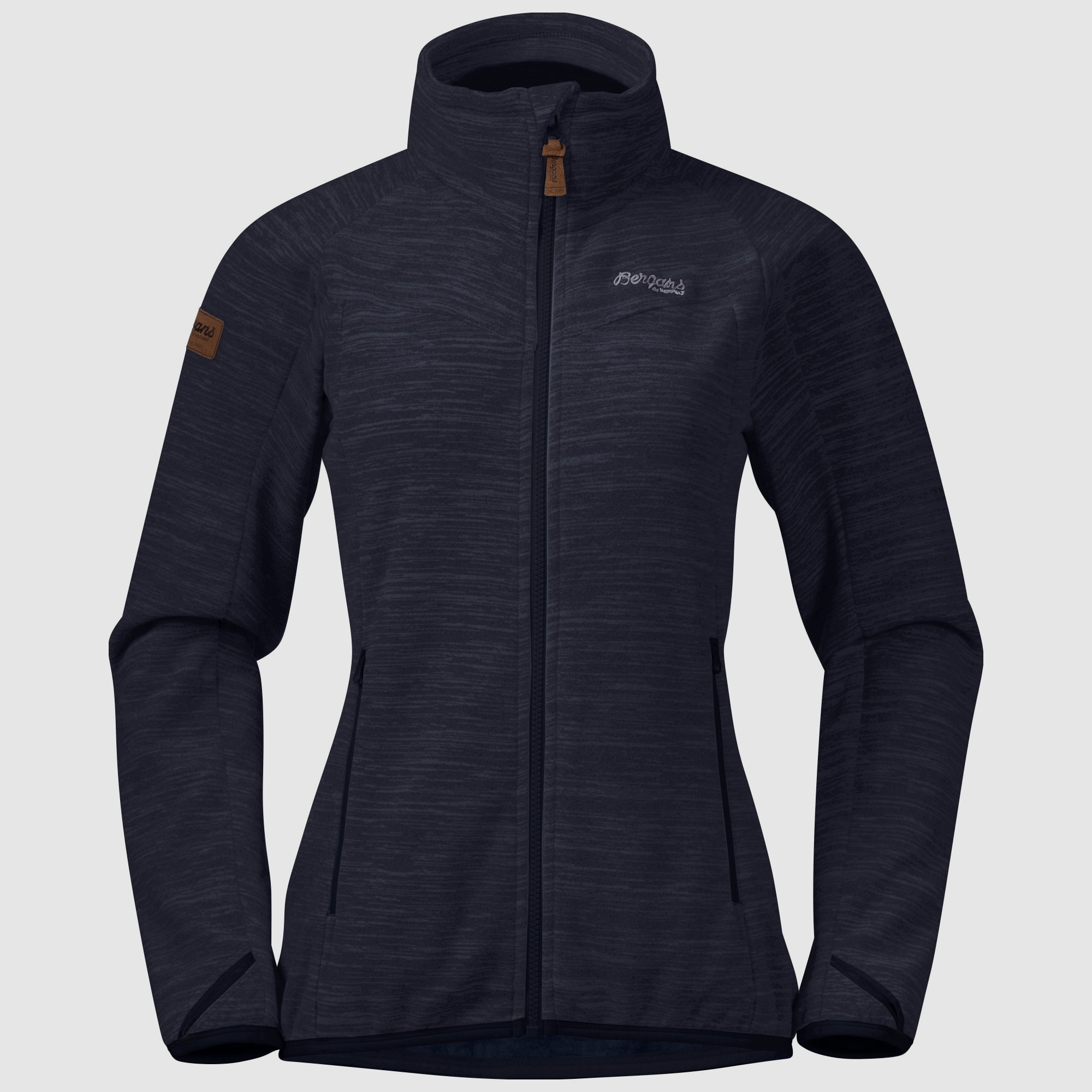Bergans Hareid Fleece Jacket NoHood Women Dark Navy S