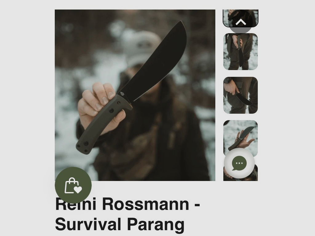 Reini Rossman Odenwolf Survival Parang