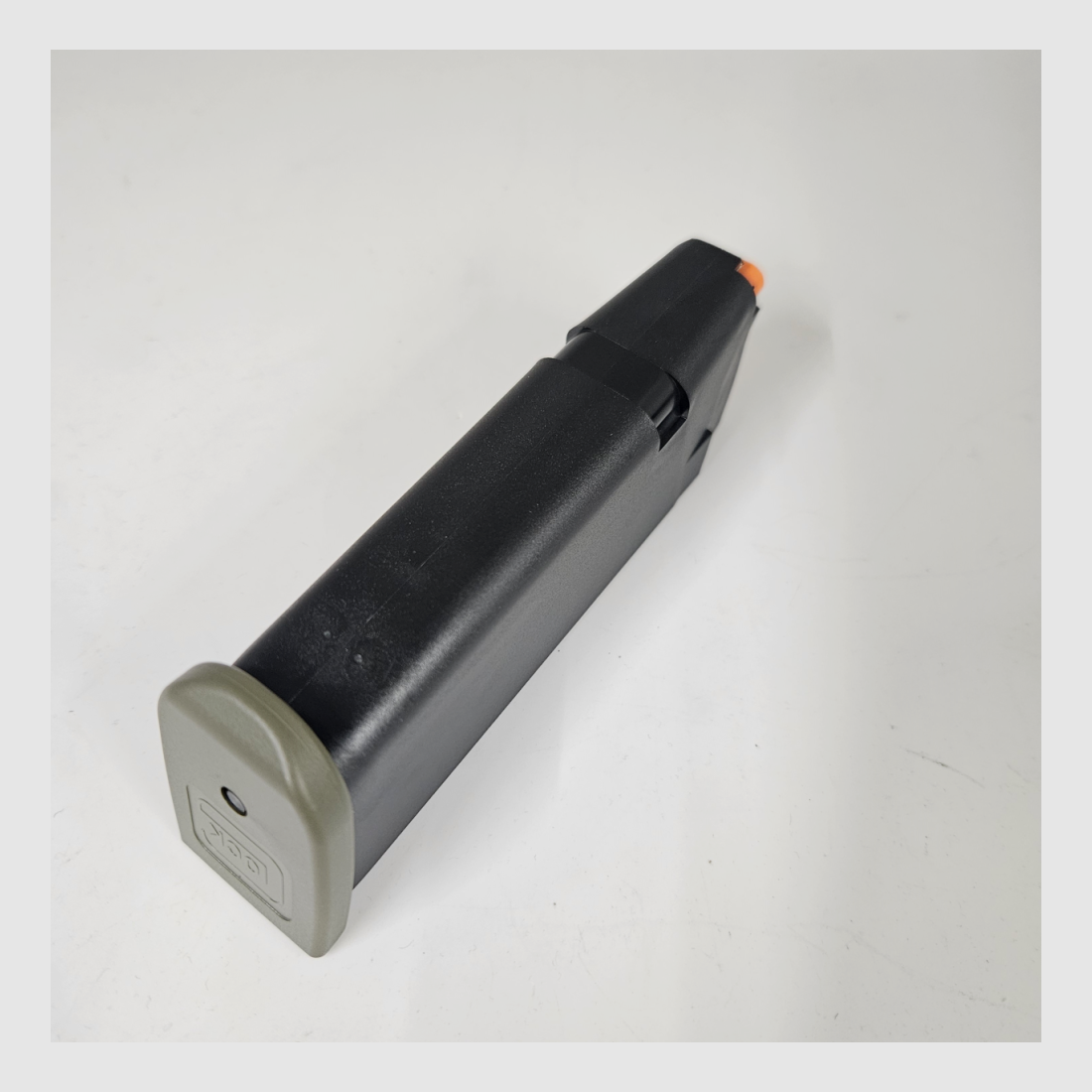 Caricatore Glock G20 15 Colpi, Follower Arancione, Edizione Green Hunter