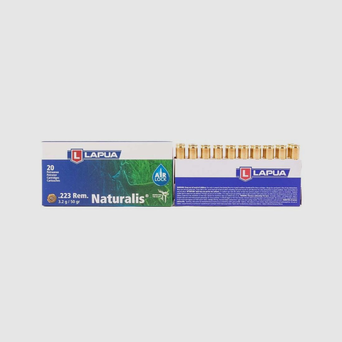Lapua Naturalis 3,2g / 50gr 20 Schus .223Rem