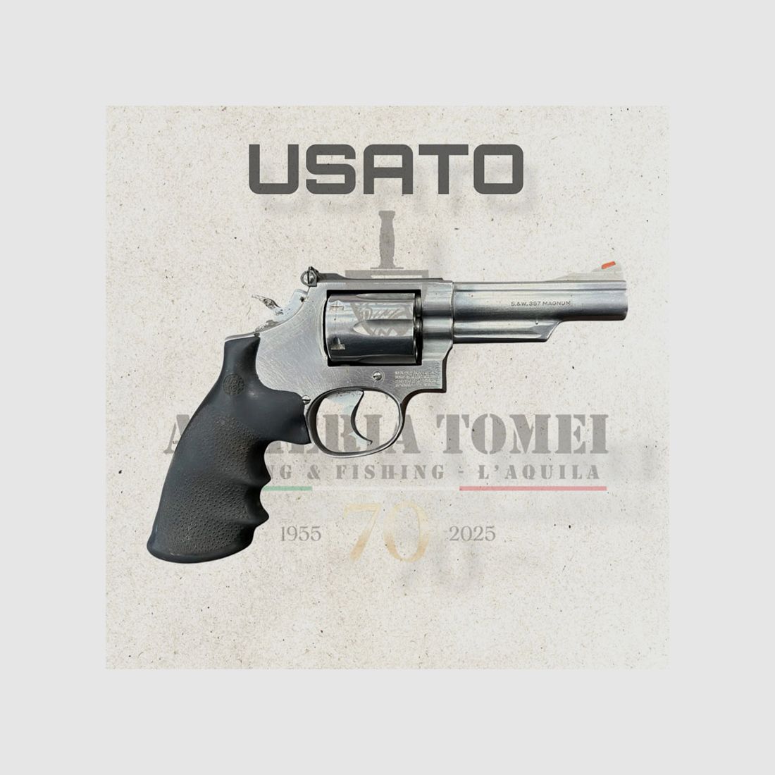 USED – REVOLVER – SMITH & WESSON MOD. 66-2 4" cal. 357 Mag., image 2 of 3