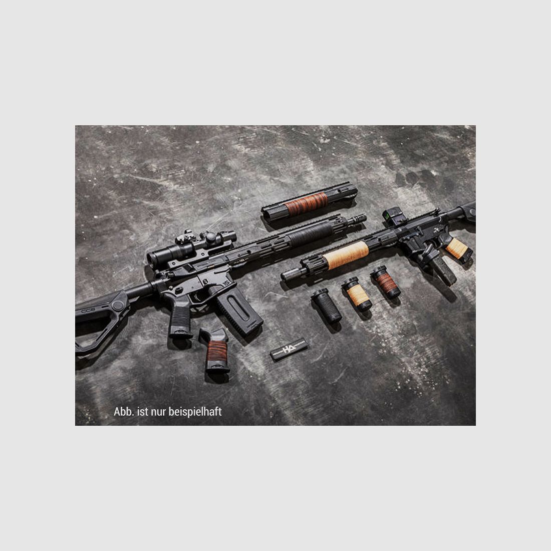 Poignée de pistolet HERA ARMS H15GL avec enroulement en cuir noir