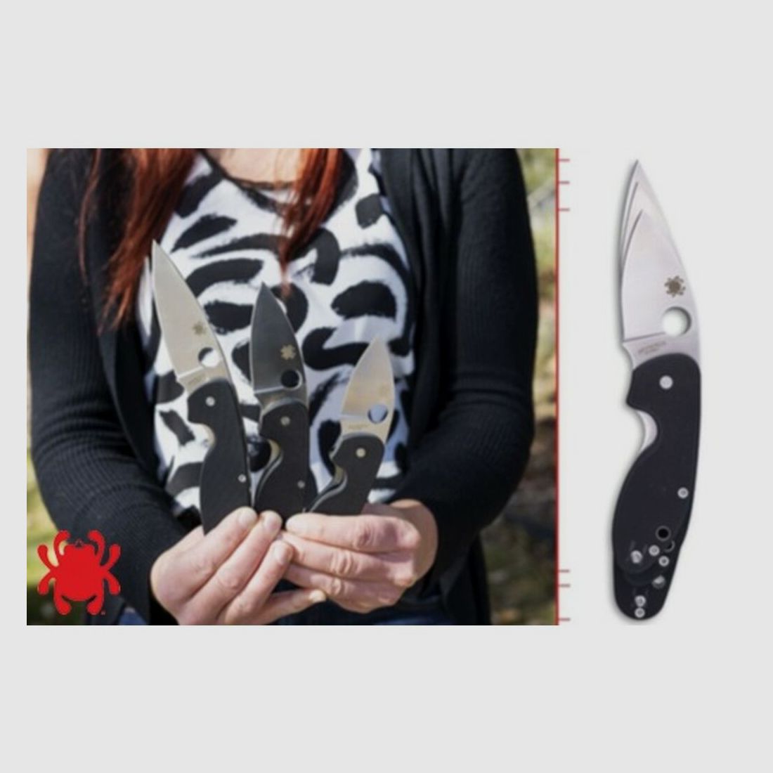 Spyderco Emphasis Schwarz Glatt, Bild 1 von 2