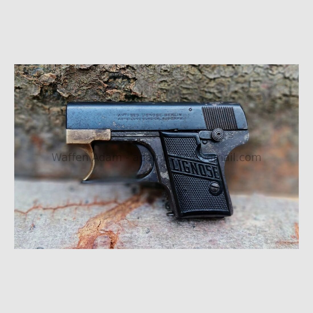 Pistola de una mano modelo Lignose