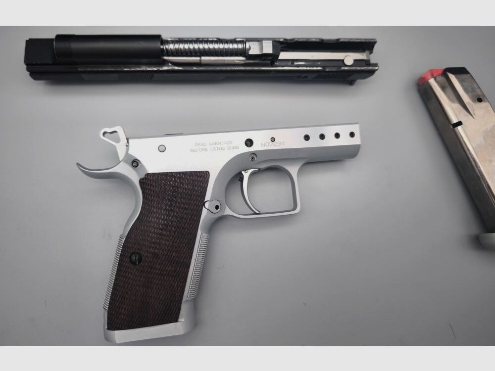 Tanfoglio Gold Match 9mm Luger 6" Sportpistole "Bicolor" 9mmLuger