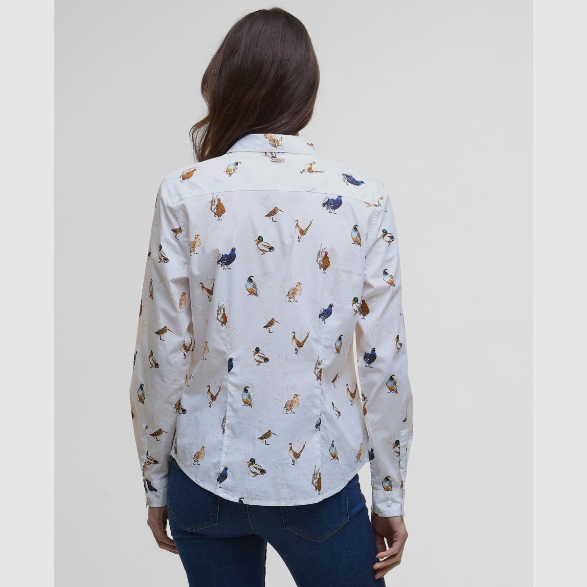 BARBOUR Bluse Brambles Bird Print
