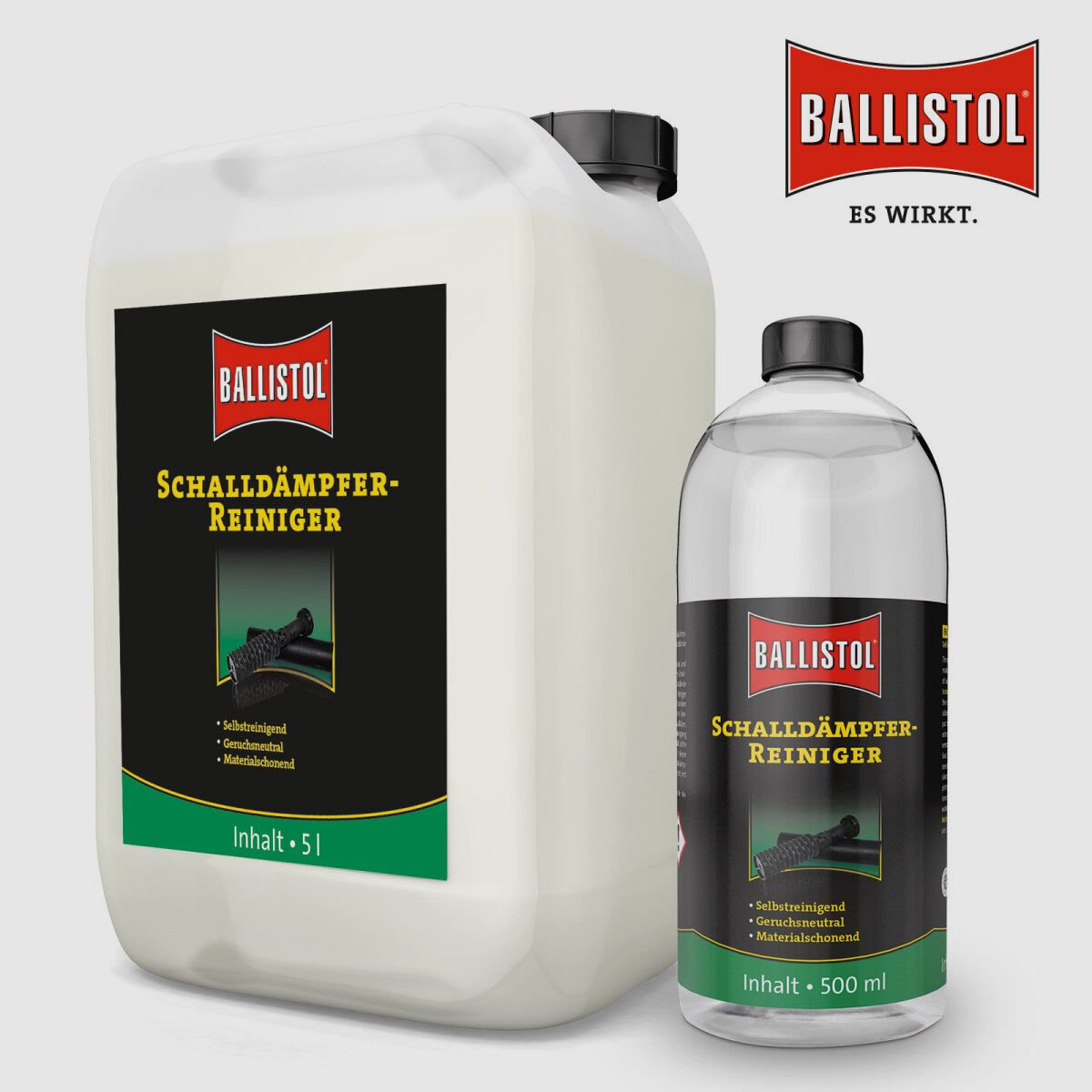 Ballistol demperreiniger 0,5 liter fles