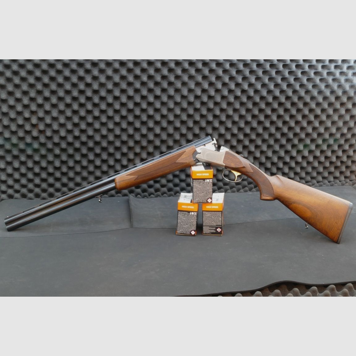 Bockdoppelflinte Sauer-Franchi – Favorit – 12/70 – verstärkter Beschuss (256)