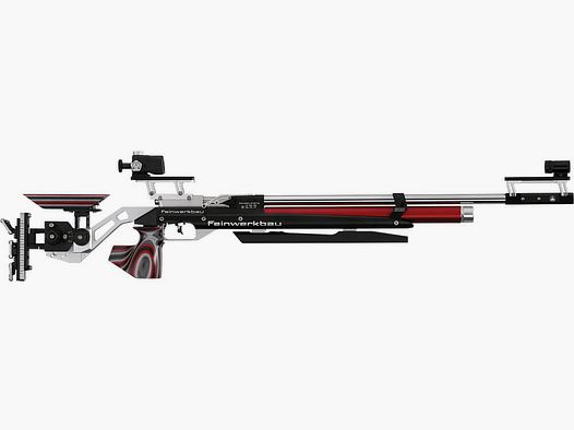 Feinwerkbau 800 Alu Benchrest Laminated Red — Left