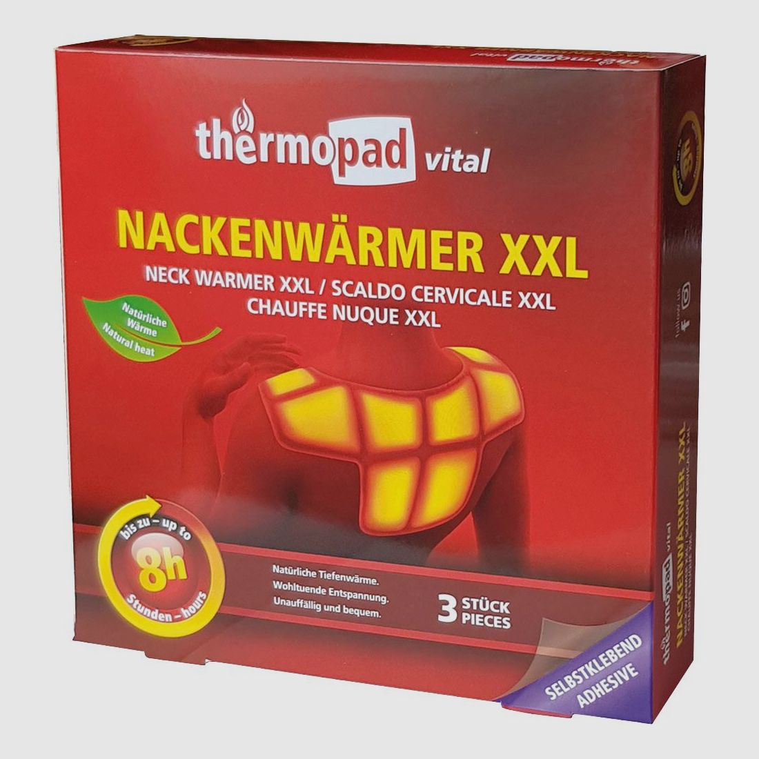 Thermopad podgrzewacz na szyję XXL 3-pak