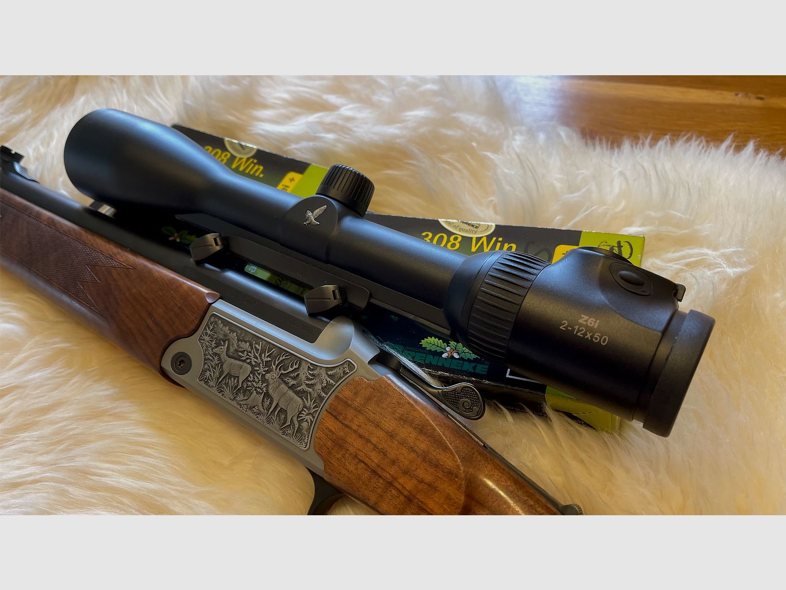 BLASER BBF 95 "Sp. Shot" | 12/76 - .308 | Inkl. Blaser Sattelmontage und Zielf. Swarovski Z6i 2-12x50