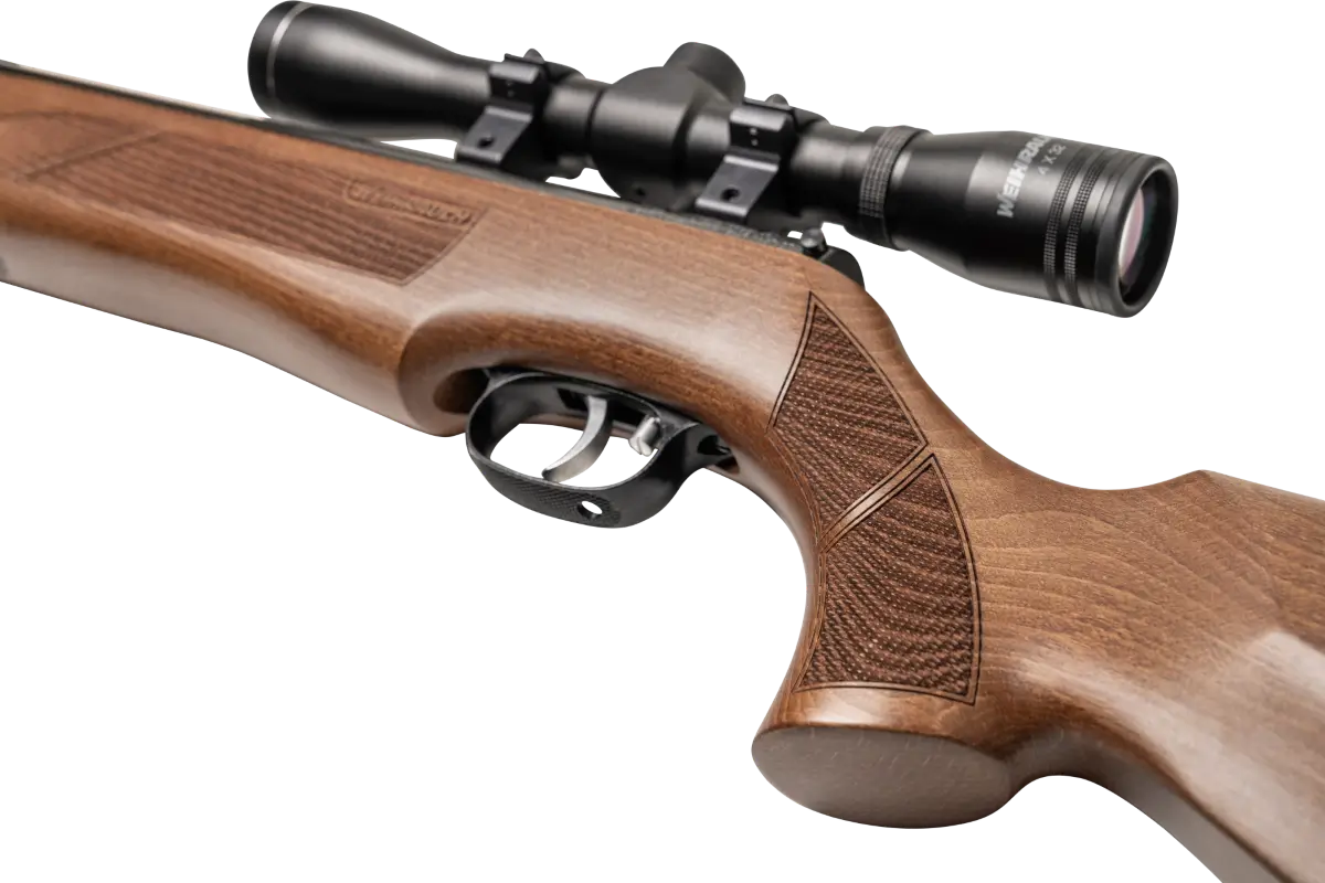 Rifle de aire Weihrauch HW 35 de tiro largo con silenciador