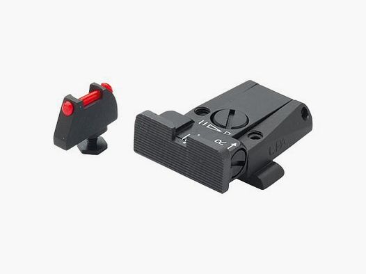 Glock LPA Mikrometer Visier Fiber Optic Korn SPR36GL7F