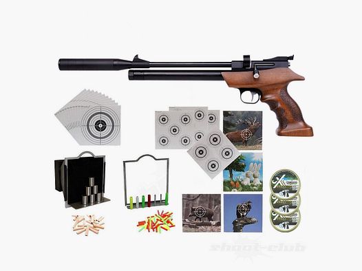 Diana Bandit Gen 2 Persluchtpistool 4,5mm Diabolos Supertarget Set