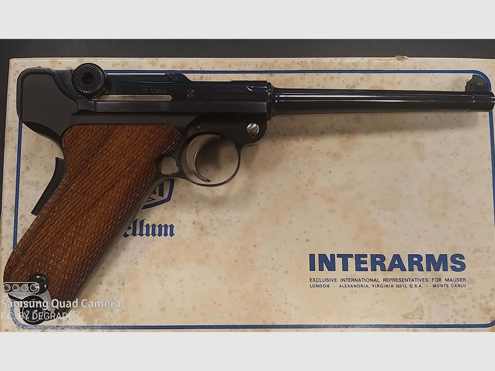 Mauser Interarms modelo 29/70 American Eagle cal. 7,65 para, imagen 3 de 12