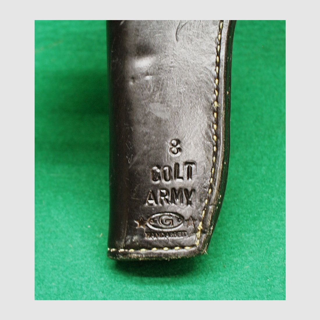 Custom Made Leder - Holster, schwarz, für 8" Revolver