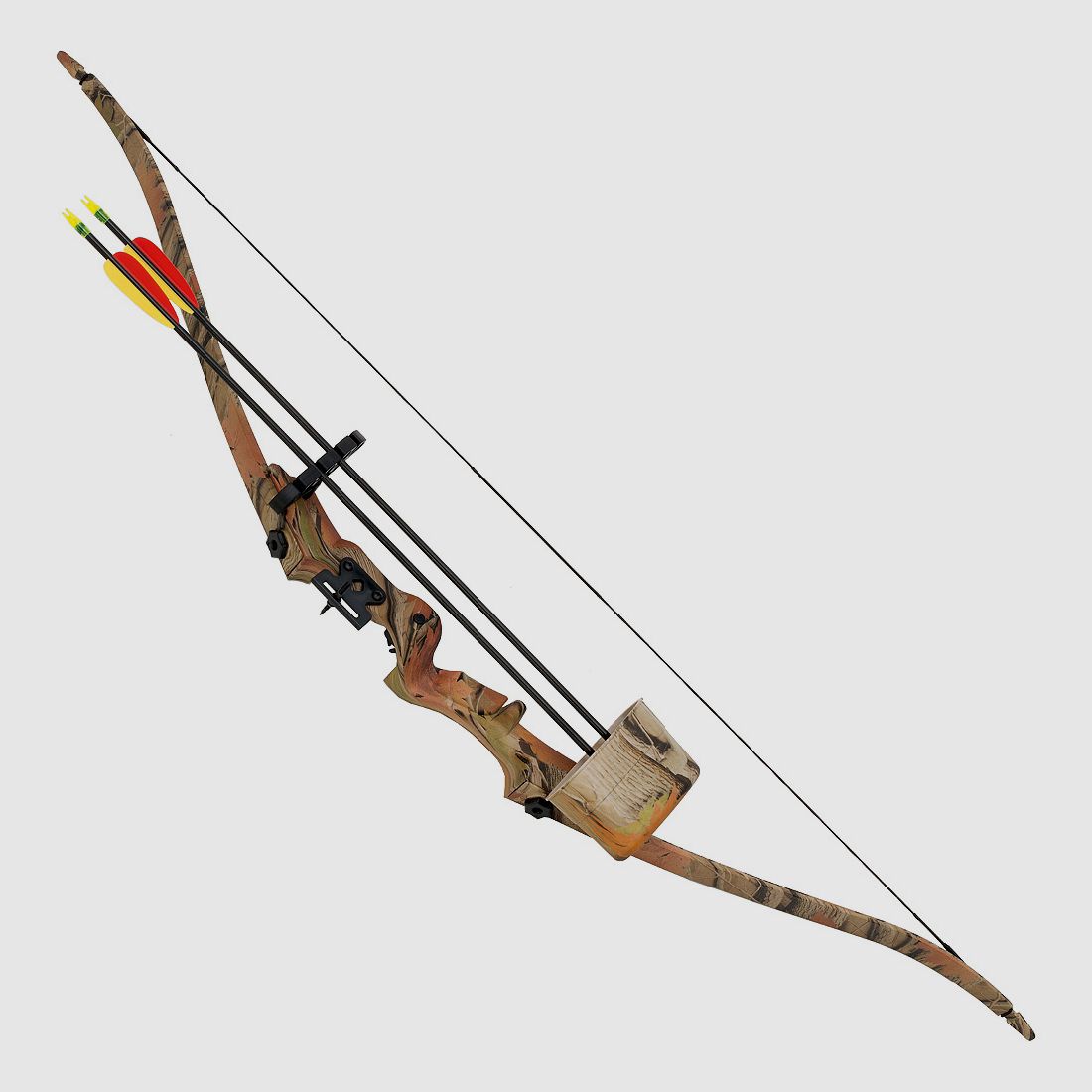 Recurve Bogenset 20 Ibs im Camodesign