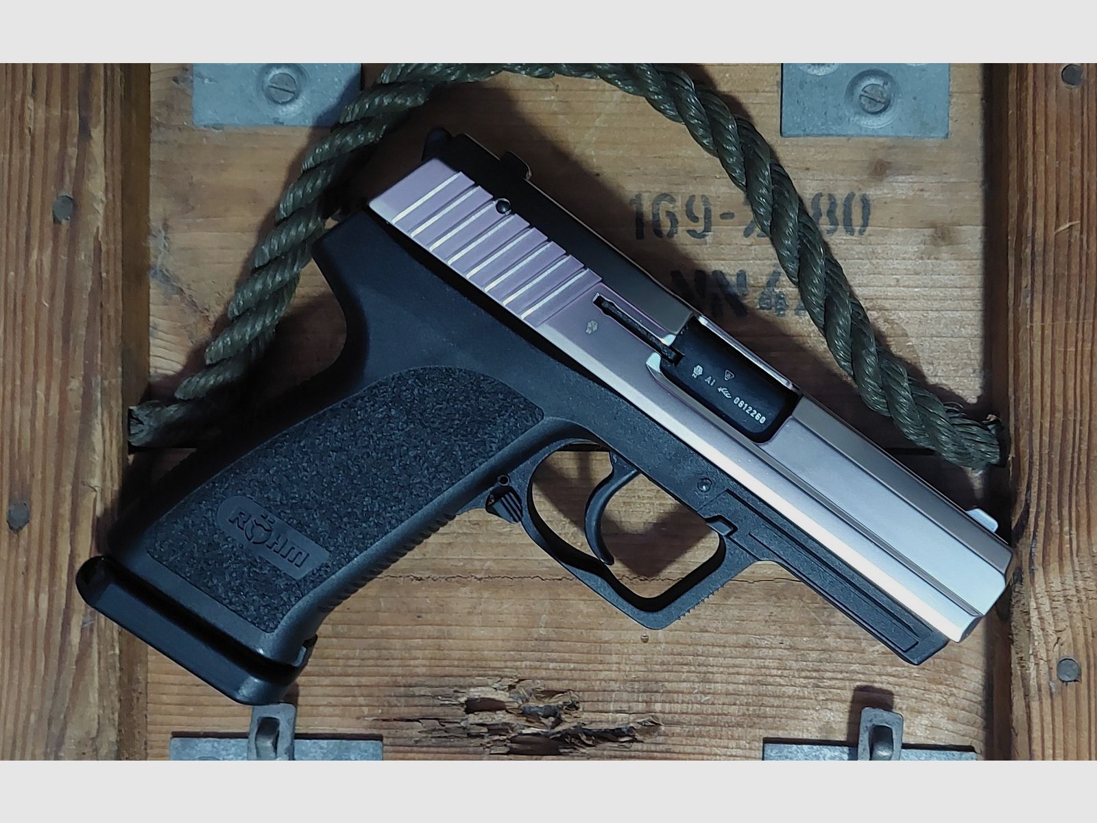RÖHM - RG96 - Match - matt chrom (PTB 699) Glock RG 96 Walther